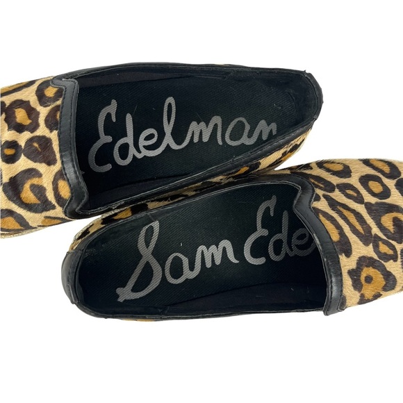 Sam Edelman Becker Leopard Print Slip on Sneakers Womens Size 7M - Picture 6 of 10